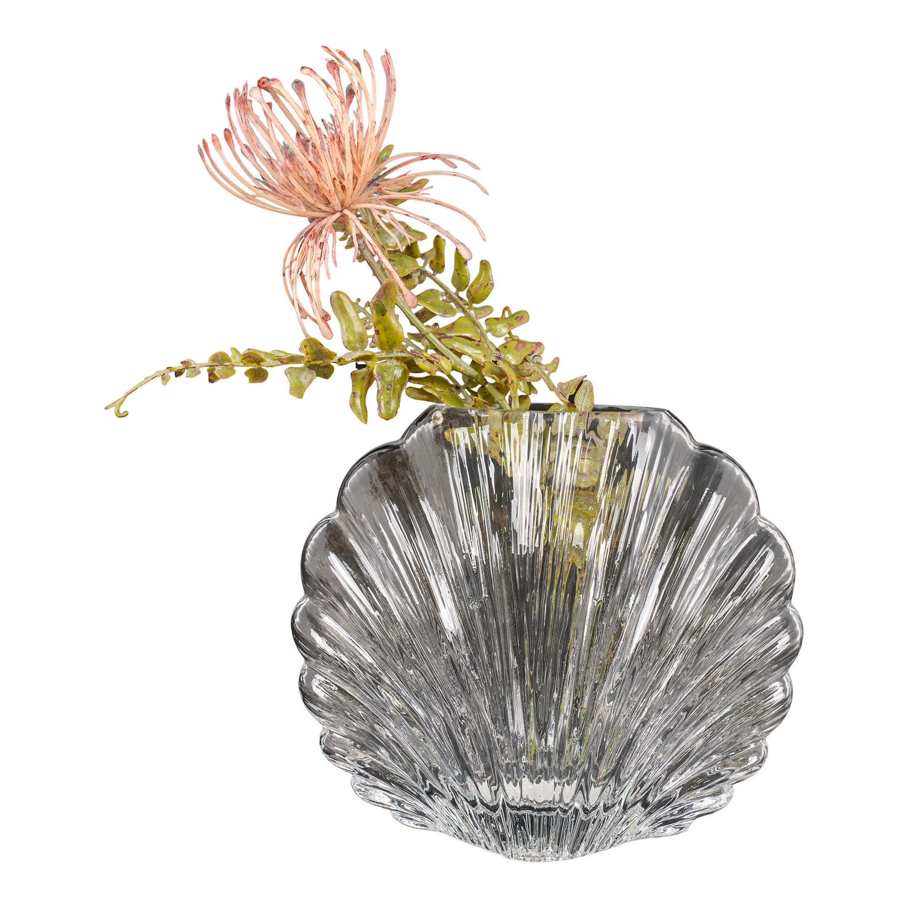 House Nordic - Vase i mundblæst glas - Klar-House Nordic-n-living.dk