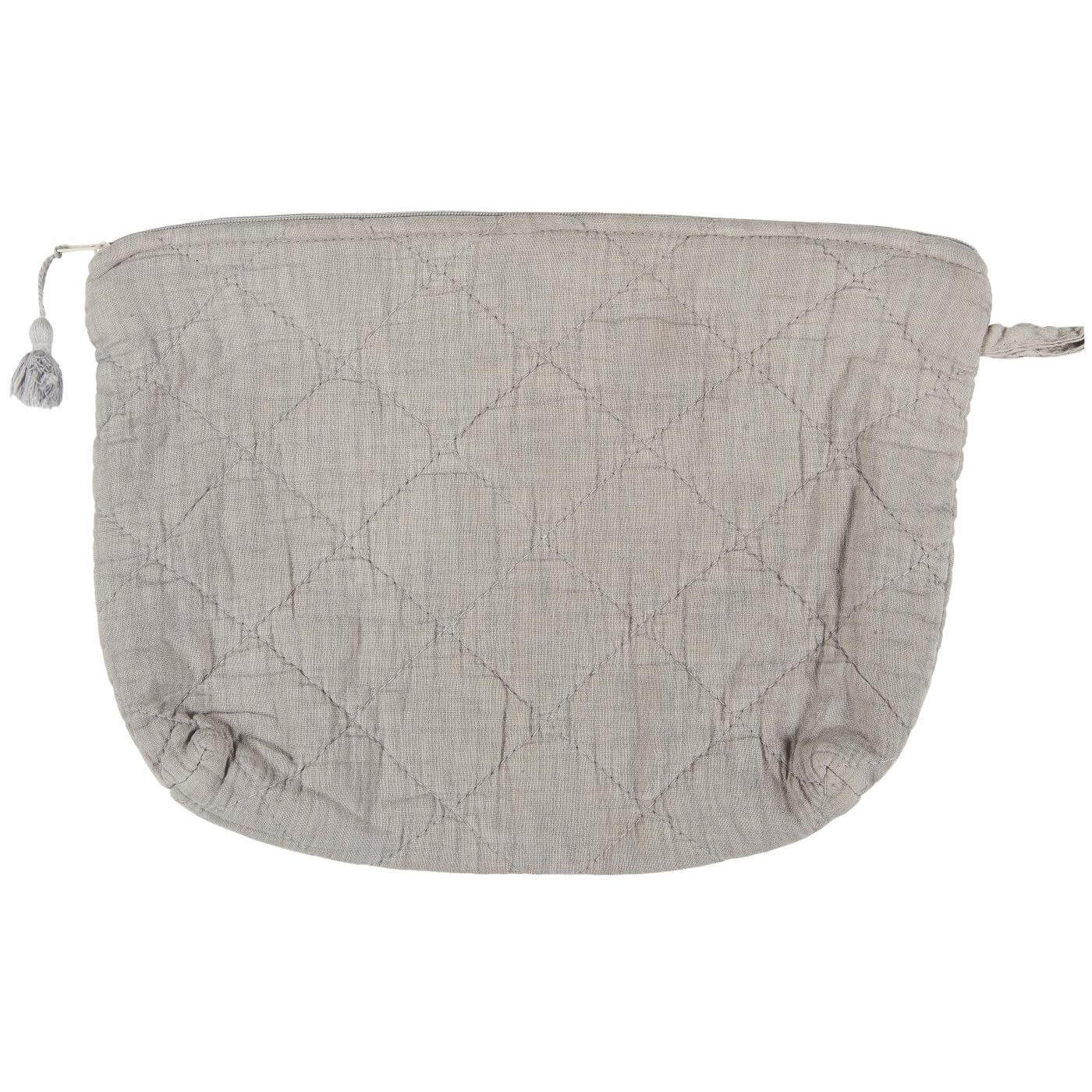 Ib Laursen - Toilettaske - Quiltet Ash Grey-Ib Laursen-n-living.dk