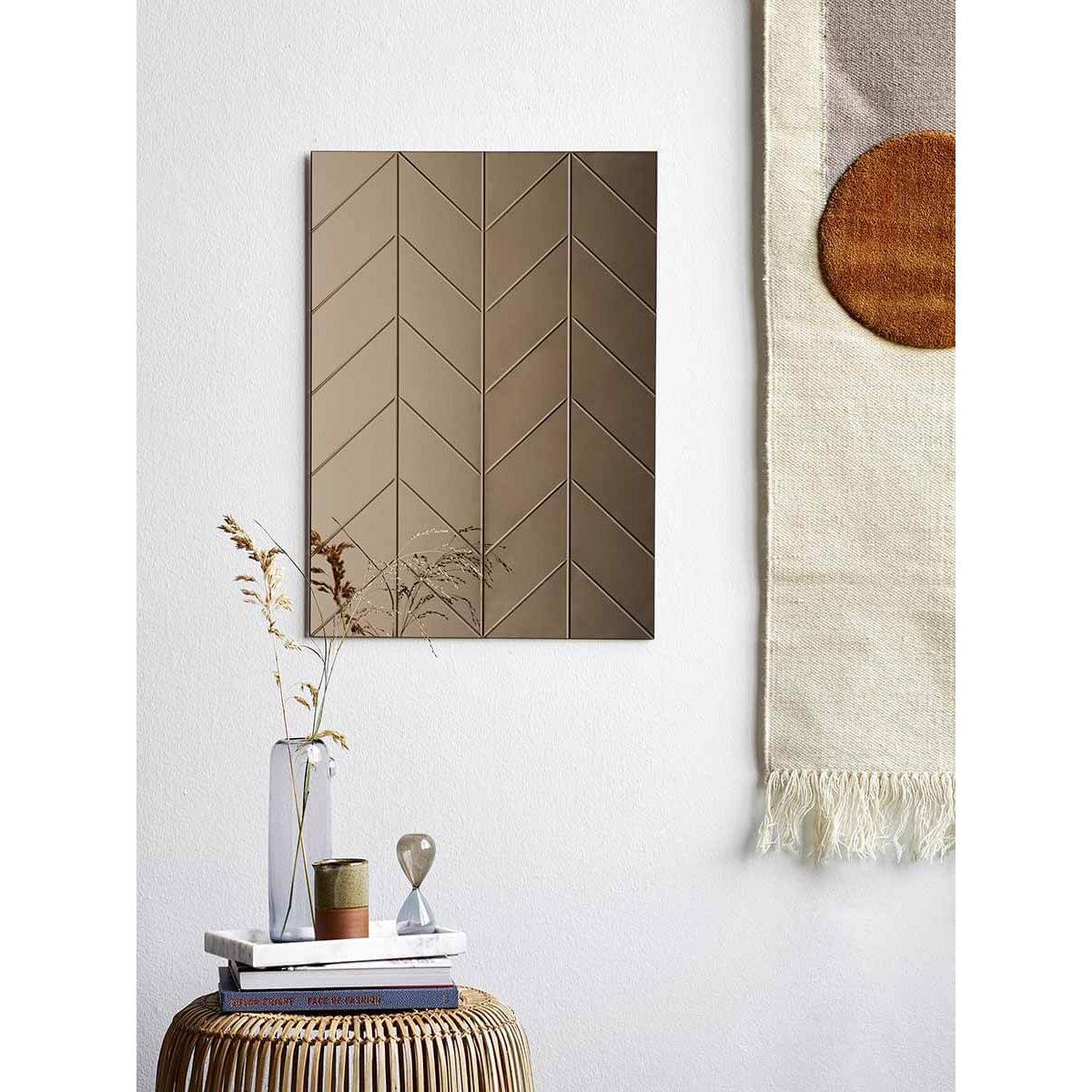 MOUD Home - Spejl - Herringbone - Bronze