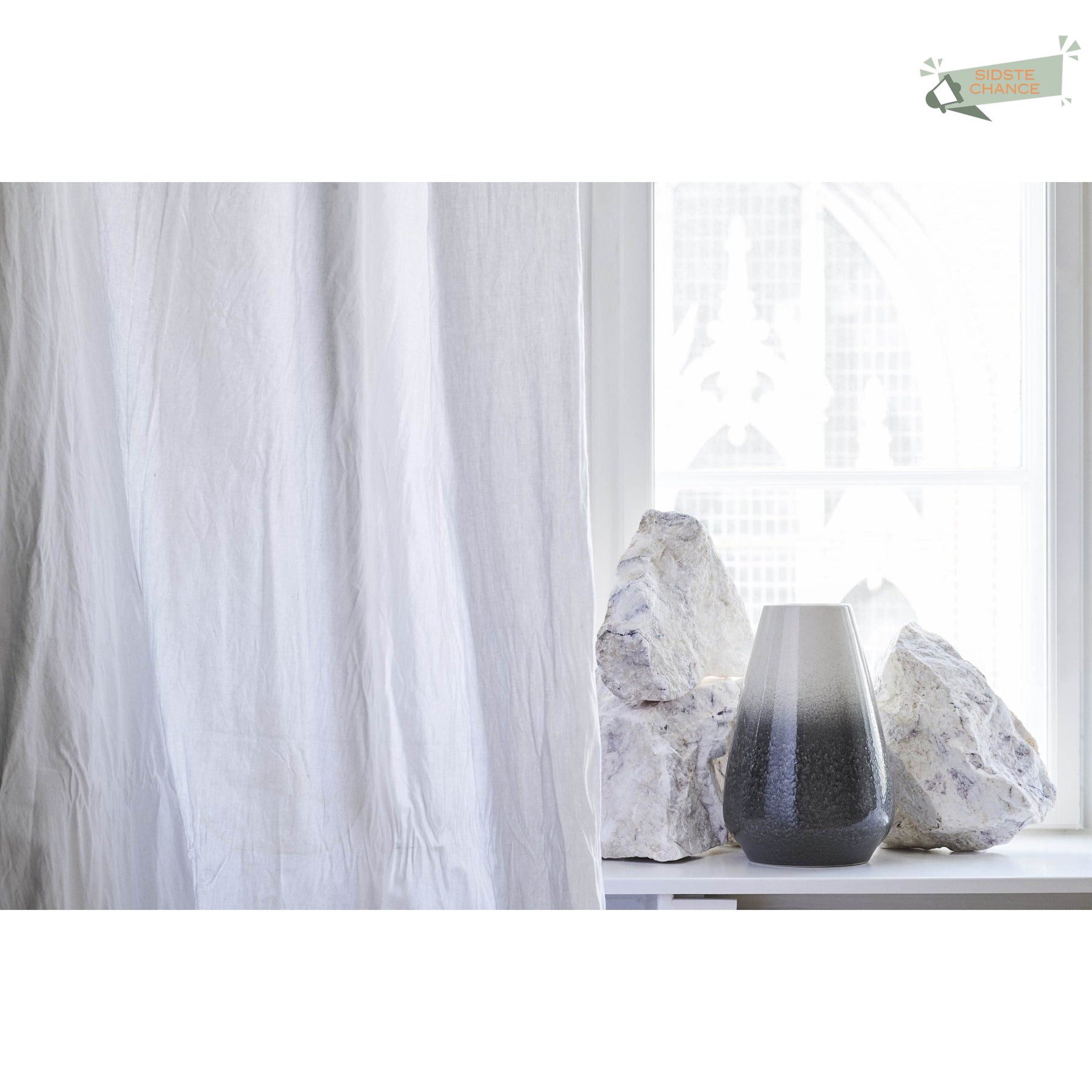Vase, Vega - hvid/grå-H. Skjalm P.-n-living.dk