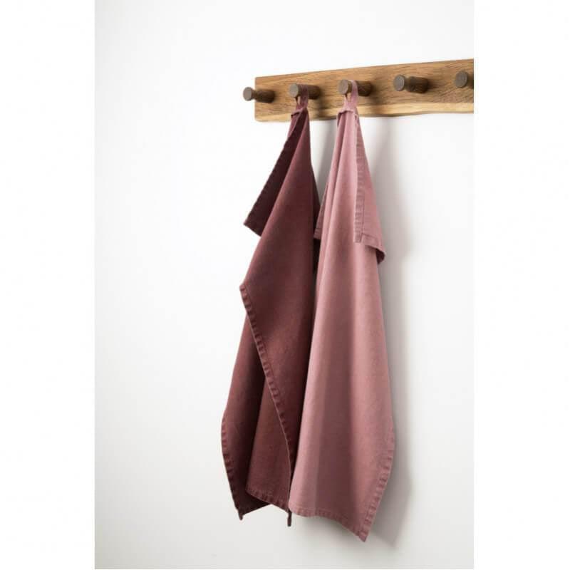 Viskestykker - rosa/vinrød-by brorson-n-living.dk