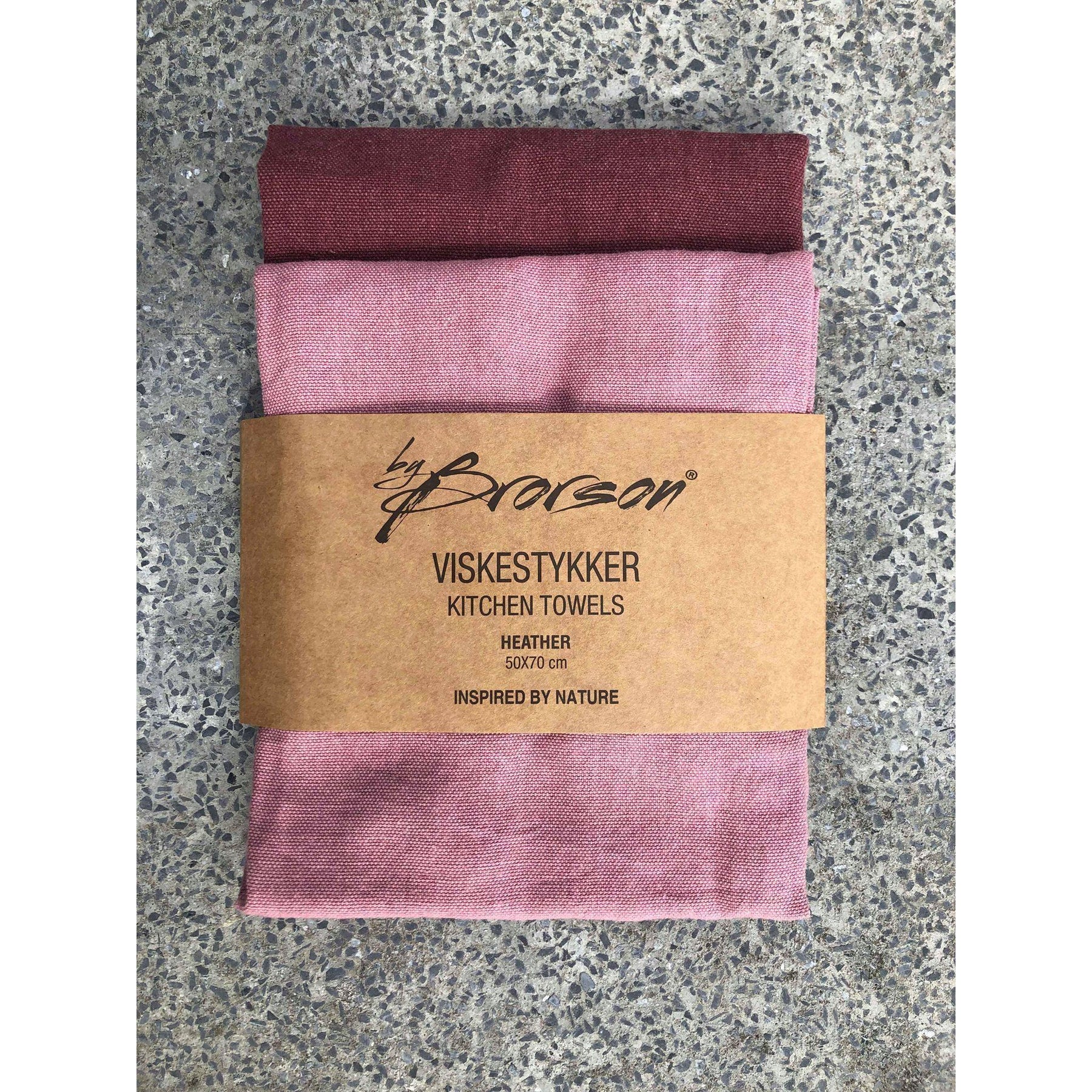 Viskestykker - rosa/vinrød-by brorson-n-living.dk