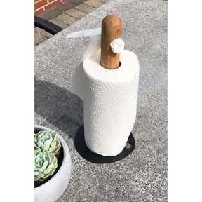 Køkkenrulleholder - olieret eg-by brorson-n-living.dk